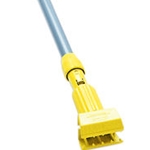 Rubbermaid Gripper® Clamp Style Wet Mop Handle, Plastic Yellow Head, 1" dia x 54" & 60" - Various Handles