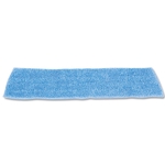 Rubbermaid  Economy Wet Mopping Pad, Microfiber, 18", Blue, Individual or 12/cs