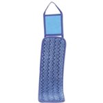 Rubbermaid  HYGEN Wet Pad w/Scrubber, Nylon/Polyester Microfiber, 18" Long, Blue