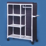 IPU Garment Rack with Shelves