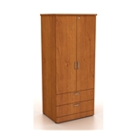 Intellicare 100/200 Series Wardrobe - Double Doors w/Two Drawers