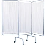 Complete Medical 3 Panel Privacy Screen w/Casters Drive