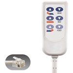 CREST HD2 BED CONTROL FOR SMITH & DAVIS/INVACARE, 6-PIN RJ12, 6 BUTTON