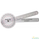 Fabrication Enterprises Baseline Plastic Goniometer - 360 Degree Head - 12.5" Arms